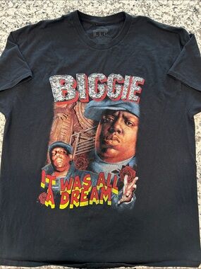 Biggie "It Was All A Dream" Black Graphic Tee